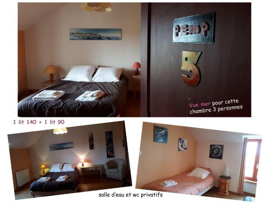 Les Hortensias Gr 34 - Chambres D'Hotes Trevou-Treguignec ภายนอก รูปภาพ